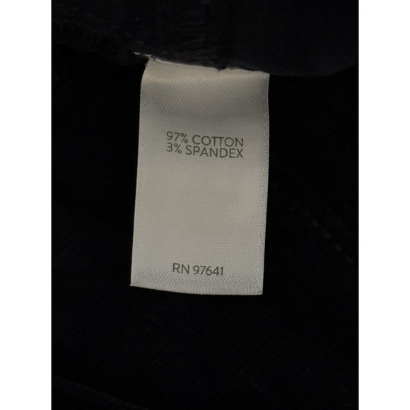J JILL Women's NWT Pull-On Navy Blue Tapered Leg Stretch Corduroy Pants Size 2X - Picture 9 of 12